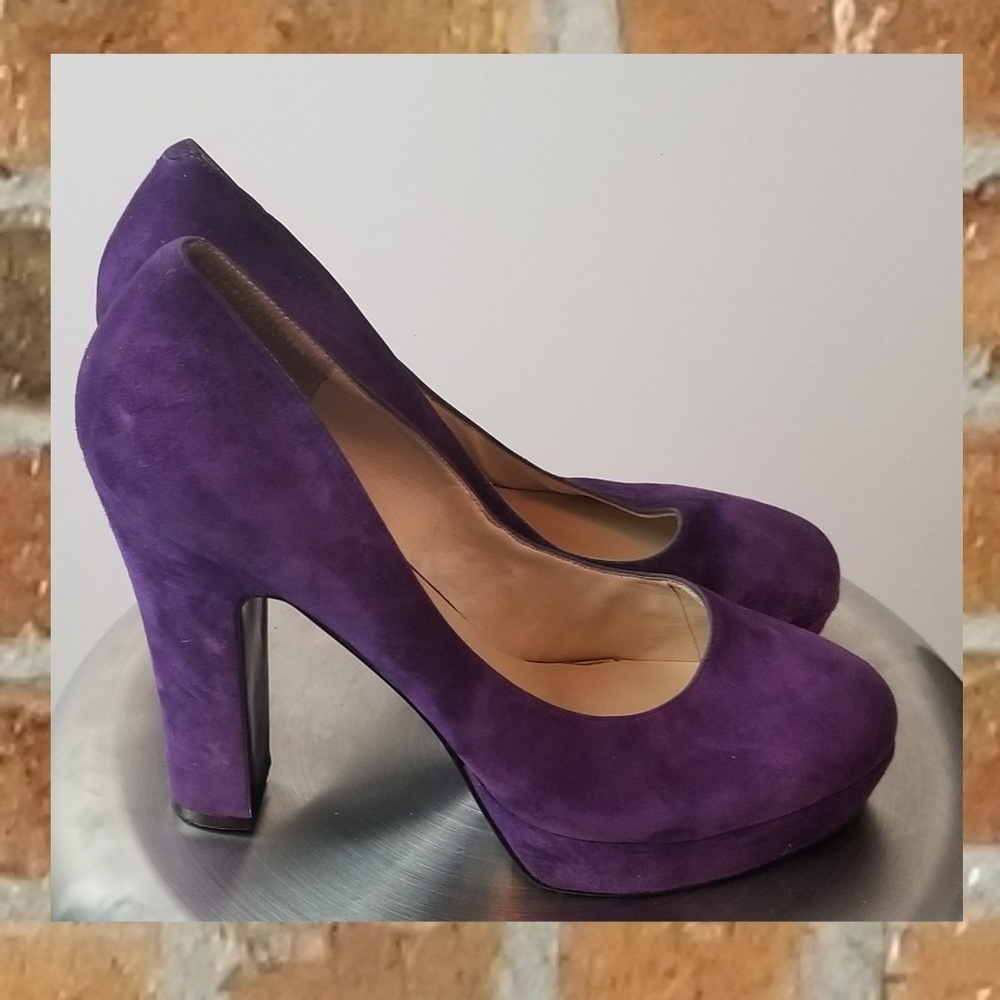 Nine West Women's Grape Jelly Block Heel